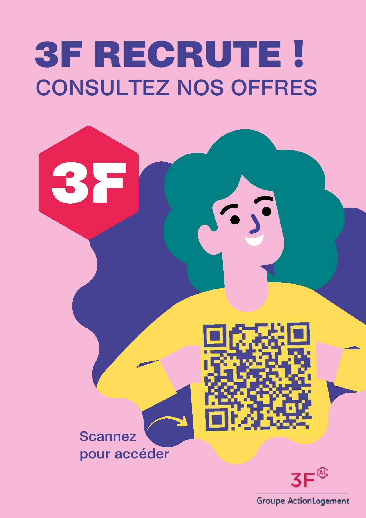 IMMOBILIERE 3F Recrute!